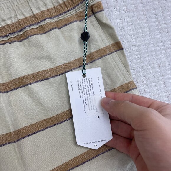 NWT Vissla Board Shorts Mens XL Mixer 17.5 Lined Tan Elastic Waist Beach Surf - Picture 9 of 12